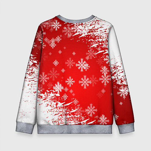 Детский свитшот Free Fire - Новогодний / 3D-Меланж – фото 2