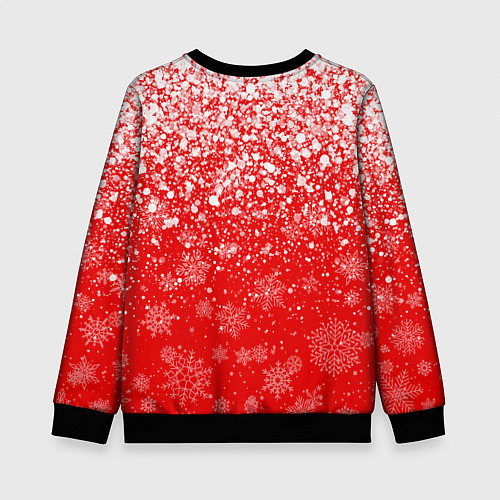 Детский свитшот ROBLOX НОВОГОДНИЙ SMILE 2022 / 3D-Черный – фото 2