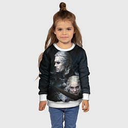 Свитшот детский THE WITCHER 2 SEASON, цвет: 3D-белый — фото 2