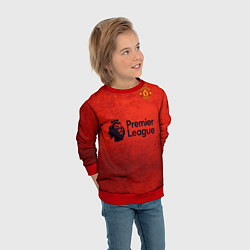 Свитшот детский MU Manchester United MU, цвет: 3D-красный — фото 2