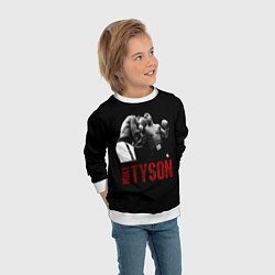 Свитшот детский Майк Тайсон Mike Tyson, цвет: 3D-белый — фото 2