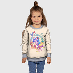 Свитшот детский G5 My Little Pony, цвет: 3D-меланж — фото 2