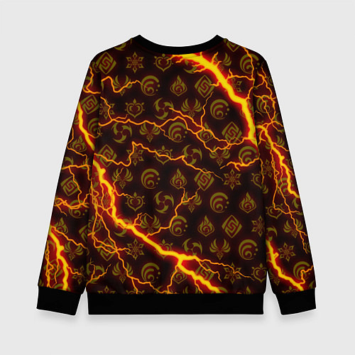 Детский свитшот ЧЖУН ЛИ И ИТТО АРАТАКИ ГЕНШИН ИМПАКТ GENSHIN IMPAC / 3D-Черный – фото 2