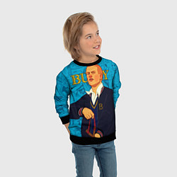 Свитшот детский Bully, Джимми Хопкинс, цвет: 3D-черный — фото 2