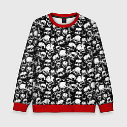 Детский свитшот Screaming skulls
