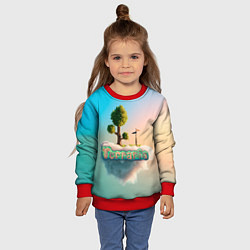 Свитшот детский Облако в Террарии, цвет: 3D-красный — фото 2