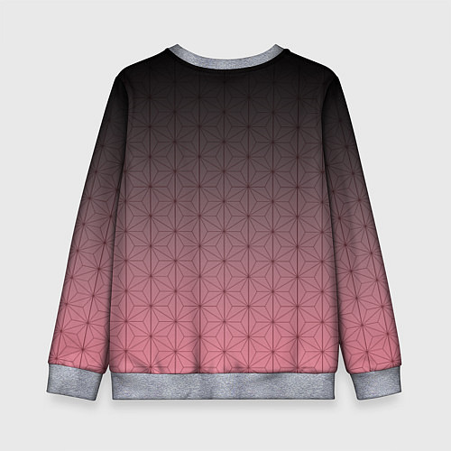 Детский свитшот НЕЗУКО NEZUKO SLAYER / 3D-Меланж – фото 2