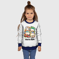 Свитшот детский South Park - Южный парк краски, цвет: 3D-синий — фото 2
