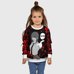 Свитшот детский Человек Бензопила Макима Стреляет Bang, цвет: 3D-белый — фото 2