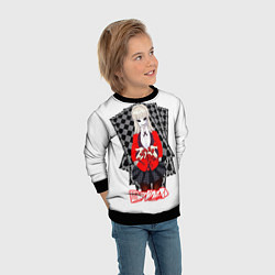 Свитшот детский Ририка Момобами - Kakegurui, цвет: 3D-черный — фото 2