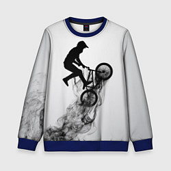 Свитшот детский ВЕЛОСПОРТ BMX Racing, цвет: 3D-синий