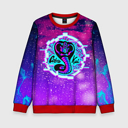 Свитшот детский Кобра Кай 2022, цвет: 3D-красный