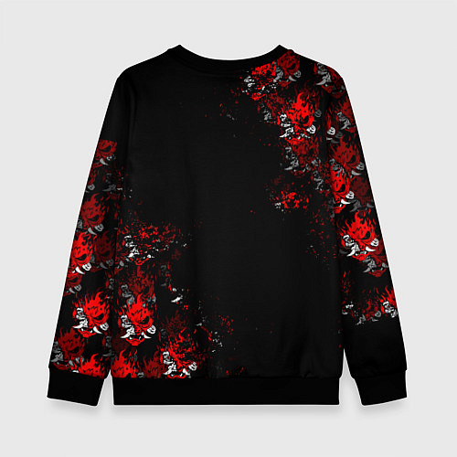 Детский свитшот КИБЕРПАНК 2077 SAMURAI CYBERPUNK 2077 / 3D-Черный – фото 2