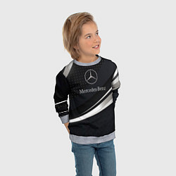 Свитшот детский Mercedes-Benz Sport, цвет: 3D-меланж — фото 2
