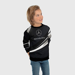 Свитшот детский Mercedes-Benz Sport, цвет: 3D-черный — фото 2