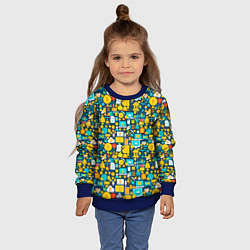 Свитшот детский Трейдер Криптовалют, цвет: 3D-синий — фото 2