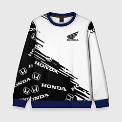 Свитшот детский Honda sport pattern, цвет: 3D-синий