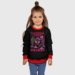 Свитшот детский Лавандовый город Хаунтера - Покемоны, цвет: 3D-красный — фото 2