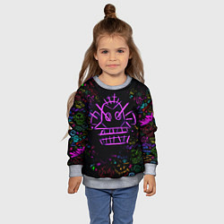 Свитшот детский League Of Legends граффити, цвет: 3D-меланж — фото 2