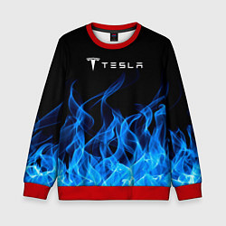 Детский свитшот Tesla Fire