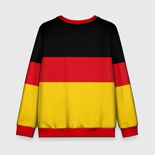 Детский свитшот Германия - Germany / 3D-Красный – фото 2