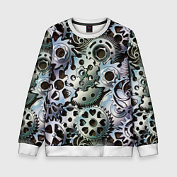 Детский свитшот Стимпанк шестеренки Steampunk