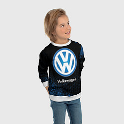 Свитшот детский Volkswagen - Объемный, цвет: 3D-белый — фото 2