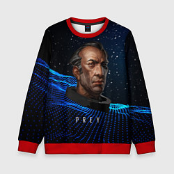 Свитшот детский Prey space game, цвет: 3D-красный