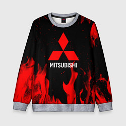 Свитшот детский Mitsubishi Red Fire, цвет: 3D-меланж