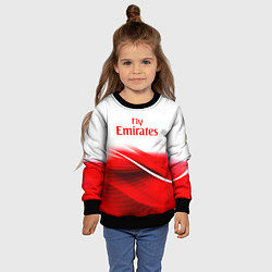 Свитшот детский Арсенал arsenal, цвет: 3D-черный — фото 2
