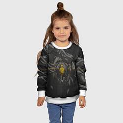 Свитшот детский Босс Элдн Ринг, цвет: 3D-белый — фото 2