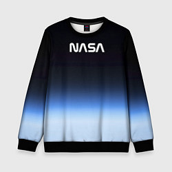 Свитшот детский NASA с МКС, цвет: 3D-черный