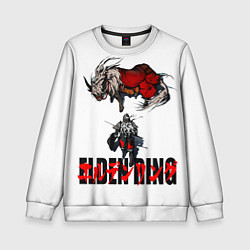 Свитшот детский ELDEN RING время путешествовать Элден Ринг, цвет: 3D-белый