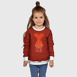 Свитшот детский Тень Синь Янь, цвет: 3D-белый — фото 2