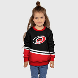 Свитшот детский Carolina Hurricanes , Каролина Харрикейнз, цвет: 3D-красный — фото 2