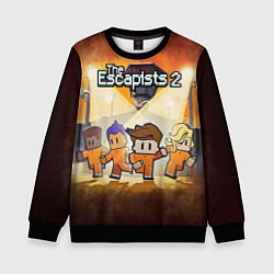 Свитшот детский The Escapists 2, цвет: 3D-черный