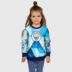 Свитшот детский Манчестер сити manchester city, цвет: 3D-синий — фото 2