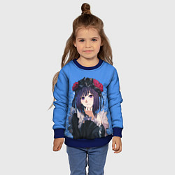 Свитшот детский Cosplay Shizuku Kuroe, цвет: 3D-синий — фото 2