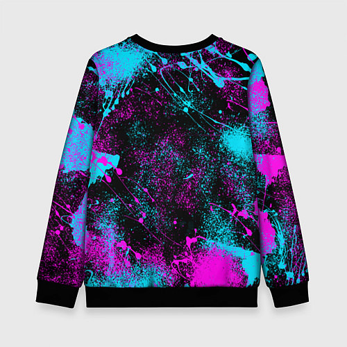 Детский свитшот КС ГО НЕОН CS GO NEON / 3D-Черный – фото 2