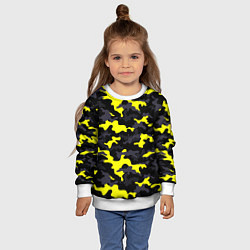 Свитшот детский Black Camo, цвет: 3D-белый — фото 2