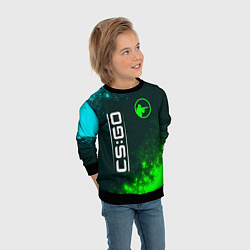 Свитшот детский CS:GO Краска, цвет: 3D-черный — фото 2