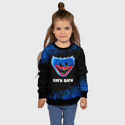 Свитшот детский ХАГИ ВАГИ - Краска, цвет: 3D-черный — фото 2