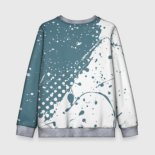 Детский свитшот OPEL брызги / 3D-Меланж – фото 2