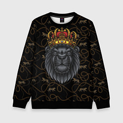 Свитшот детский Король лев Black, цвет: 3D-черный