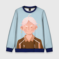 Свитшот детский Милый Коси, цвет: 3D-синий