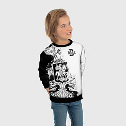 Свитшот детский ВЛАД ГЕРБ, цвет: 3D-черный — фото 2