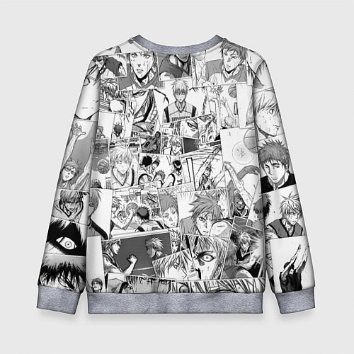 Детский свитшот Kuroko no Basket pattern / 3D-Меланж – фото 2