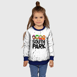 Свитшот детский Южный парк мультфильм - персонажи South Park, цвет: 3D-синий — фото 2