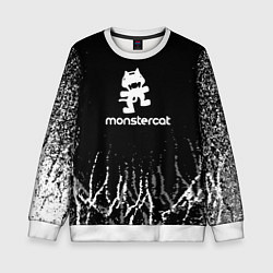 Свитшот детский Monstercat, цвет: 3D-белый