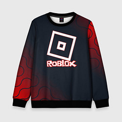 Свитшот детский Roblox : logo, цвет: 3D-черный